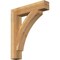 Ekena Millwork Thorton Block Rough Sawn Bracket, Western Red Cedar, 4"W x 22"D x 26"H BKT04X22X26THR05RWR - alternate 1